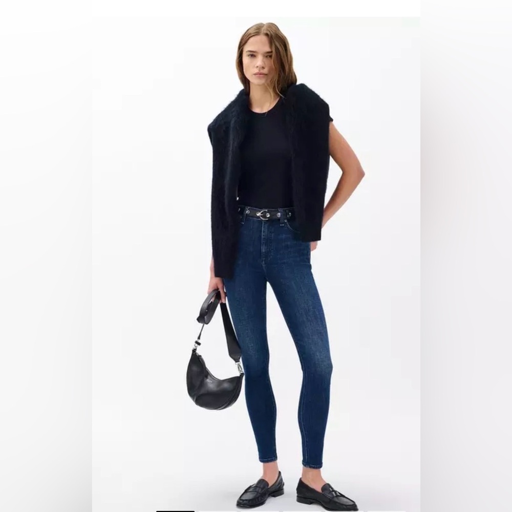Rag & Bone Nina‎ High Rise Ankle Skinny Jeans Minimalist Chic Size 24